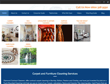 Tablet Screenshot of carpetandfurniturecleaning.co.uk
